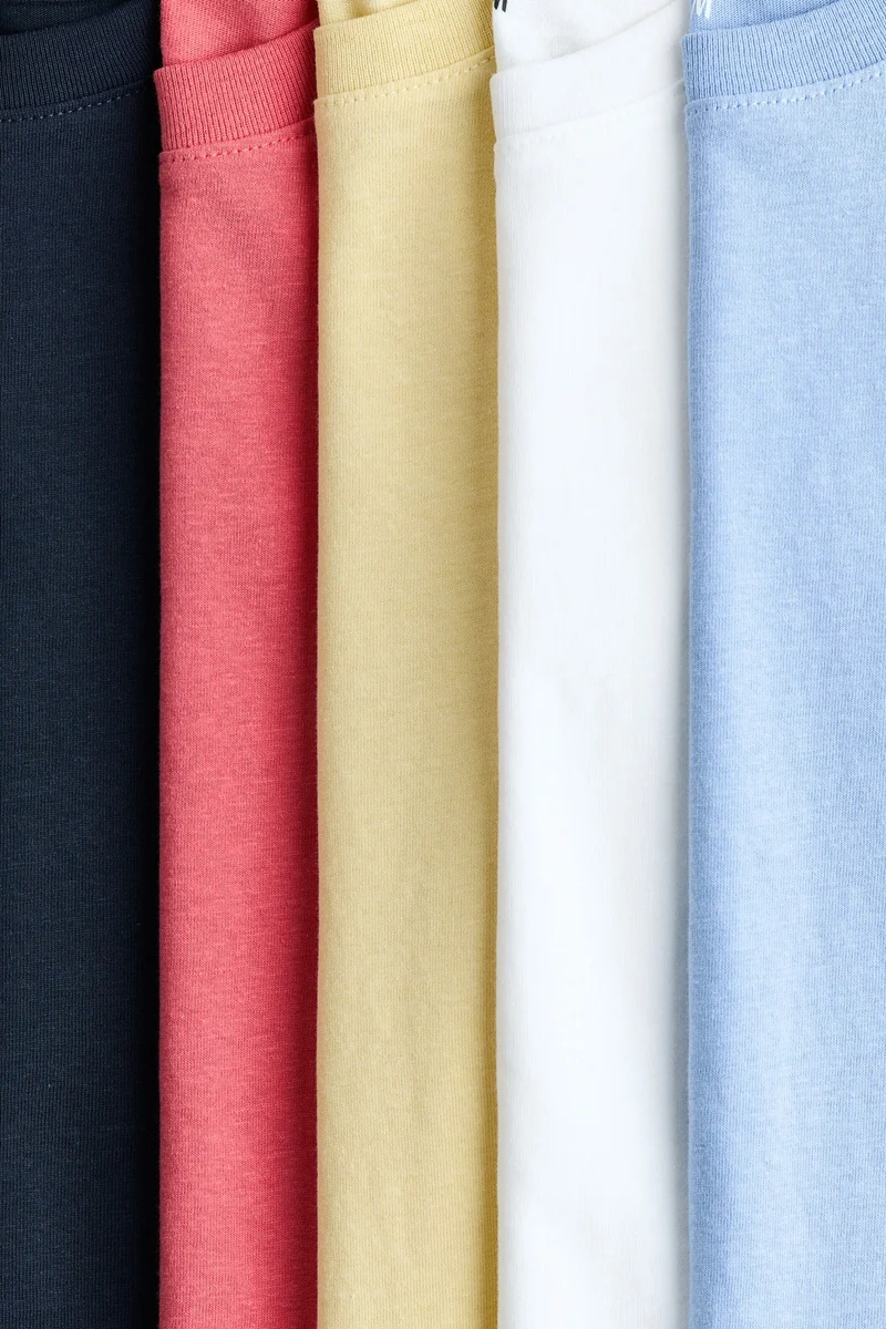 H&M 5-pack cotton T-shirts